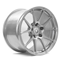 Forgeline GA1R Performance Wheel Set - 2012-2016 BMW M5 Front: 20 x 9.5 - Rear: 20 x 10.5 - Silver - Center Cap - F10