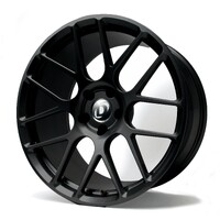 Forgeline SE1 Performance Wheel Set - 2012-2016 BMW M5 Front: 20 x 9.5 - Rear: 20 x 10.5 - Black - Center Cap - F10