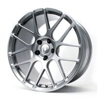 Forgeline SE1 Performance Wheel Set - 2012-2016 BMW M5 Front: 20 x 9.5 - Rear: 20 x 10.5 - Silver - Center Cap - F10