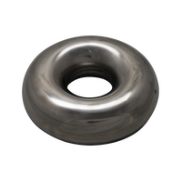 Stainless Steel Donut 4in 360 Degree 1.0D - Polished