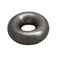 Stainless Steel Donut 4in 360 Degree 1.0D - Brushed