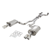 Twin 2.5in Cat-Back Exhaust - 409 Stainless Steel (Commodore/Calais 06-13)