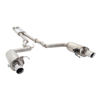 Twin 3in Cat-Back Exhaust w/Varex Rear Mufflers - 304 Stainless Steel (Mustang GT 15-17)