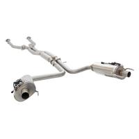 Twin 2.5in Cat-Back Exhaust w/Varex Rear Mufflers (IS F 07-14)