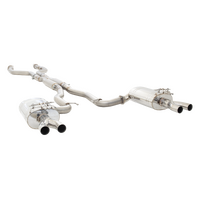 Twin 3in Cat-Back Exhaust System - Stainless Steel (Maloo 13-17)