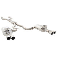 7-Series Twin 2.5in Cat-Back Exhaust - Matte Stainless Steel (Commodore 08-17)