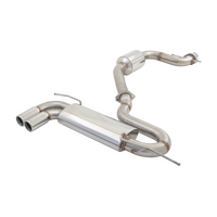 3in Cat-Back Exhaust w/Twin 3in Tips - Stainless Steel (Golf GTI Mk5 05-09)