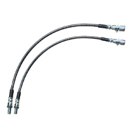 Brake Line Braided Standard Front Pair (Courier)