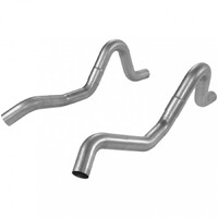 Pre-bent Tailpipes Fits 1964-1967 GM A-Body. 3.0 in. Aluminized Steel