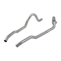 Pre-Bent Tailpipes Fits 1963-1974 MOPAR A-Body 2.5-Inch Mandrel Bent Aluminized Steel Tailpipes