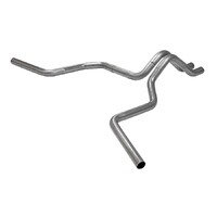 Pre-Bent Tailpipes 1987-1996 Ford F-150 2.5-Inch Dual Side Exit Aluminized Tailpipes