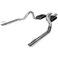 American Thunder Cat-back Exhaust System 1998 Ford Mustang GT and Cobra with 4.6L engine. - Aggressive to moderate sound