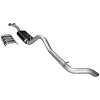 American Thunder Cat-back Exhaust System Fits 1996-1999 Chevrolet Silverado, GMC Sierra 1500 with 5.7L engine. - Moderate sound