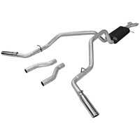 American Thunder Cat-back Exhaust System Fits 1996-1999 Chevrolet Silverado, GMC Sierra 1500 with 5.7L engine. - Aggressive to moderate sound