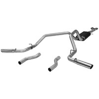 American Thunder Cat-back Exhaust System Fits 1996-1999 Chevrolet Silverado, GMC Sierra 1500 with 5.7L engine. - Aggressive to moderate sound