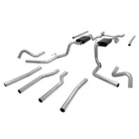 American Thunder Crossmember-Back Exhaust System Fits 1967-1972 Chevrolet/GMC C10, C15 1/2 Ton trucks with V8 engine. - Aggressive to moderate sound