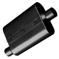 40 Series Chambered Muffler 40 Series - 2.25 Offset In / 2.25 Center Out - Aggressive Sound