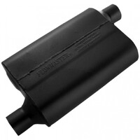 40 Series Chambered Muffler 40 Series - 2.25 Offset In / 2.25 Offset Out - Aggressive Sound