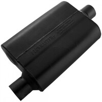 40 Series Chambered Muffler 40 Series - 2.50 Offset In / 2.50 Center Out - Aggressive Sound