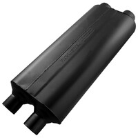 70 Series Chambered Muffler 70 Series - 2.25 Dual In / 2.25 Dual Out - Mild Sound