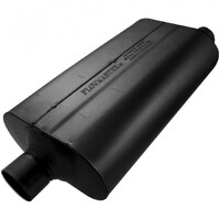 Super 50 Series Chambered Muffler Super 50 - 2.50 Center In / 2.50 Offset Out - Mild Sound