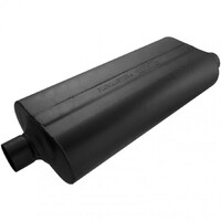 70 Series Chambered Muffler 70 Series - 2.50 Center In / 2.50 Offset Out - Mild Sound