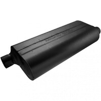 70 Series Chambered Muffler 70 Series - 2.50 Offset In / 2.50 Offset Out - Mild Sound