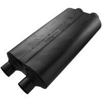 50 Series Big Block Chambered Muffler 50 Big Block - 3.00 Dual In / 2.50 Dual Out - Mild Sound