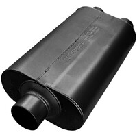 Super 50 Series Chambered Muffler Super 50 - 3.00 Center In / 2.50 Dual Out - Mild Sound