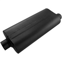 70 Series Chambered Muffler 70 Series - 3.00 Center In / 3.00 Offset Out - Mild Sound