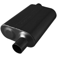 40 Series Chambered Muffler 40 Series Stainless Steel - 2.25 Offset In / 2.25 Offset Out - Aggressive Sound