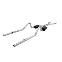 American Thunder Crossmember-Back Exhaust System 1968-1970 Mopar B-bodies with V8 engine, 2.5" Stainless Steel - Aggressive to moderate sound