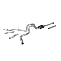 American Thunder Cat-back Exhaust System Fits 2009-2014 Ford F-150 with 4.6L, 5.0L or 5.4L engine, stainless steel - Aggressive to moderate sound