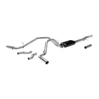 American Thunder Cat-back Exhaust System Fits 2011-2018 Chevrolet Silverado 1500, GMC Sierra 1500 with 6.2L engine. - Aggressive to moderate sound