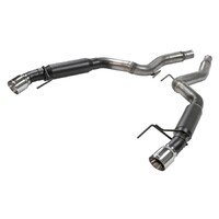 Outlaw Axle-back Exhaust System Fits 2015-2023 Ford Mustang with the 2.3L Ecoboost or 3.7L engine. - Aggressive sound