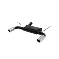 Force II Axle-back Exhaust System 2012-2018 Jeep Wrangler JK with 3.6L engine. Fits 2dr and 4 dr models. - Moderate sound