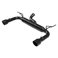 Outlaw Axle-back Exhaust System Fits 2012-2018 Jeep Wrangler JK 2/4 Door with 3.6L engine. - Aggressive to moderate sound