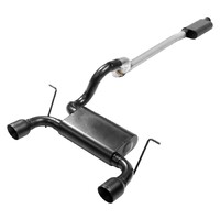 American Thunder Cat-back Exhaust System Fits 2018-2024 Jeep Wrangler JL models with 3.6L engine. - Aggressive to moderate sound