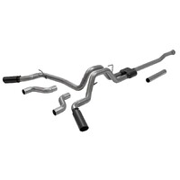 Outlaw Cat-Back Exhaust System Fits 2021-2024 Ford F-150 2.7L, 3.5L, 5.0L, 3.0" Outlaw Dual Exit Stainless Steel Cat-Back Exhaust System