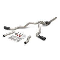 Outlaw Cat-Back Exhaust System Fits 1996-1999 GM 1500 trucks with 5.7-liter, Cat-Back, dual out rear or side exit, stainless steel exhaust system