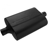 40 Series Delta Flow Chambered Muffler 40 Delta Flow® - 2.00 Center In / 2.00 Center Out - Aggressive Sound