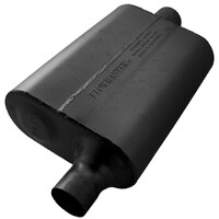 40 Series Delta Flow Chambered Muffler 40 Delta Flow® - 2.00 Offset In / 2.00 Center Out - Aggressive Sound