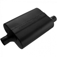 40 Series Delta Flow Chambered Muffler 40 Delta Flow® - 2.00 Center In / 2.00 Offset Out - Aggressive Sound