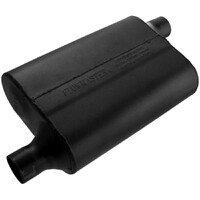 40 Series Delta Flow Chambered Muffler 40 Delta Flow® - 2.00 Offset In / 2.00 Offset Out - Aggressive Sound