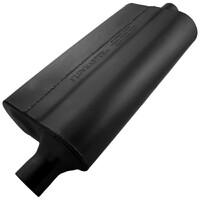 50 Series Delta Flow Chambered Muffler 50 Delta Flow® - 2.00 Offset In / 2.00 Center Out - Moderate Sound