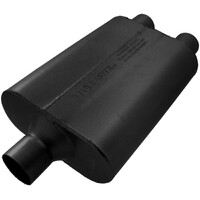 40 Series Delta Flow Chambered Muffler 40 Delta Flow® - 2.25 Center In / 2.25 Dual Out - Aggressive Sound