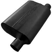 40 Series Delta Flow Chambered Muffler 40 Delta Flow® - 2.25 Offset In / 2.25 Same Side Out -Aggressive Sound