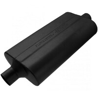 50 Series Delta Flow Chambered Muffler 50 Delta Flow® - 2.25 Center In / 2.25 Center Out - Moderate Sound