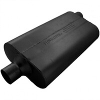 50 Series Delta Flow Chambered Muffler 50 Delta Flow® - 2.25 Center In / 2.25 Offset Out - Moderate Sound