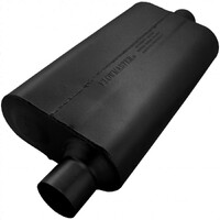 50 Series Delta Flow Chambered Muffler 50 Delta Flow® - 2.50 Offset In / 2.50 Center Out - Moderate Sound